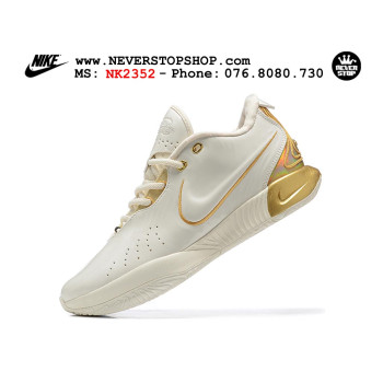Nike Lebron 21 White Metallic Gold