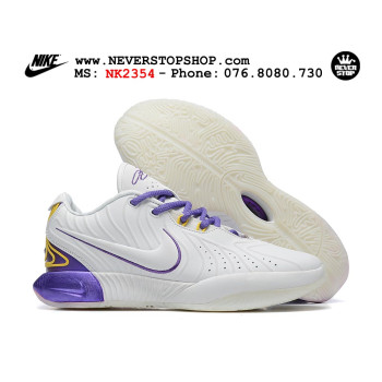 Nike Lebron 21 White Purple