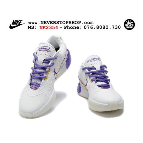 Nike Lebron 21 White Purple