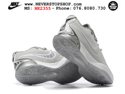 Giày bóng rổ cổ thấp Nike Lebron 21 Xám Trắng nam chuyên outdoor indoor replica 1:1 real chính hãng giá rẻ tốt nhất tại NeverStopShop.com HCM