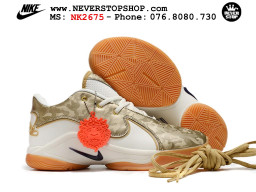 Giày bóng rổ cổ thấp Nike Lebron 22 Trắng Vàng nam chuyên outdoor indoor replica 1:1 real chính hãng giá rẻ tốt nhất tại NeverStopShop.com HCM