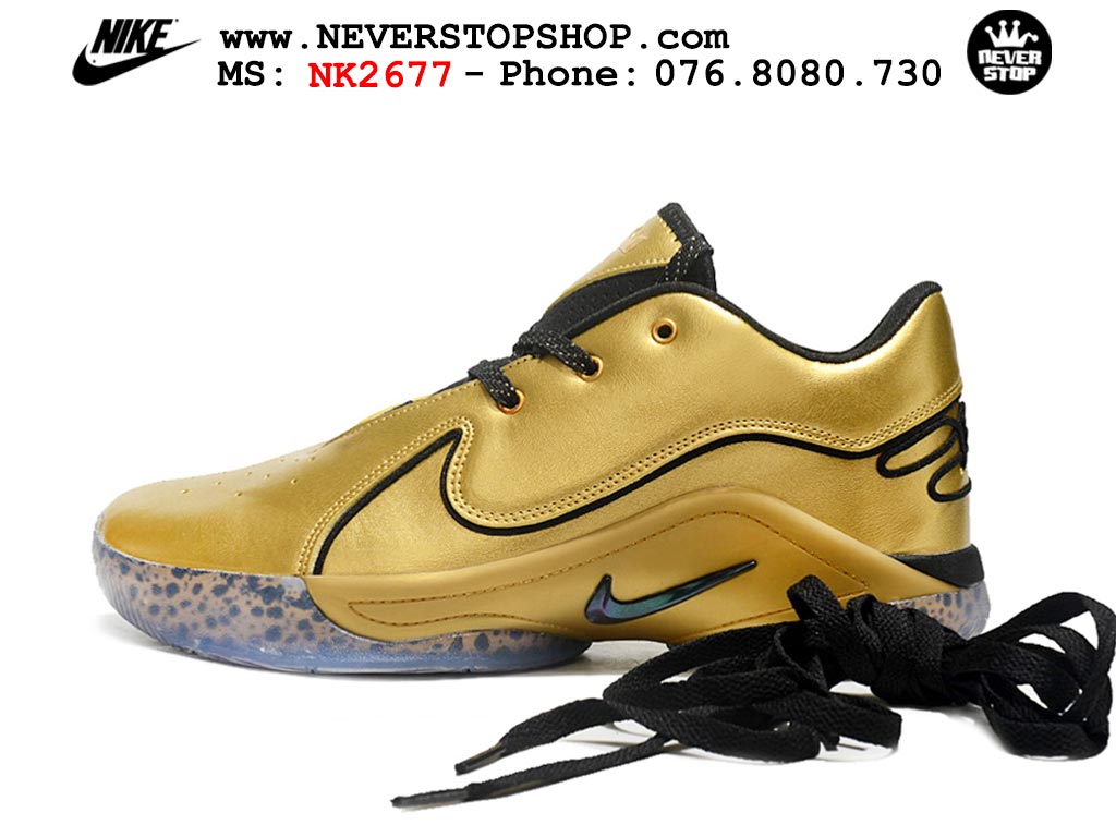 Giày bóng rổ cổ thấp Nike Lebron 22 Vàng Đen nam chuyên outdoor indoor replica 1:1 real chính hãng giá rẻ tốt nhất tại NeverStopShop.com HCM