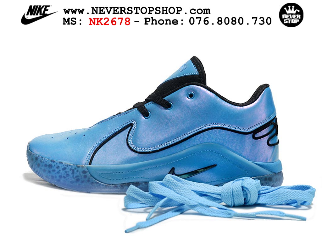 Giày bóng rổ cổ thấp Nike Lebron 22 Xanh Dương Đen nam chuyên outdoor indoor replica 1:1 real chính hãng giá rẻ tốt nhất tại NeverStopShop.com HCM