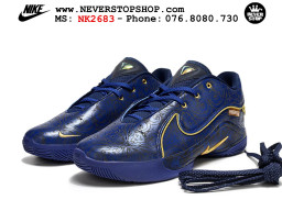 Giày bóng rổ cổ thấp Nike Lebron 22 Xanh Dương Vàng nam chuyên outdoor indoor replica 1:1 real chính hãng giá rẻ tốt nhất tại NeverStopShop.com HCM