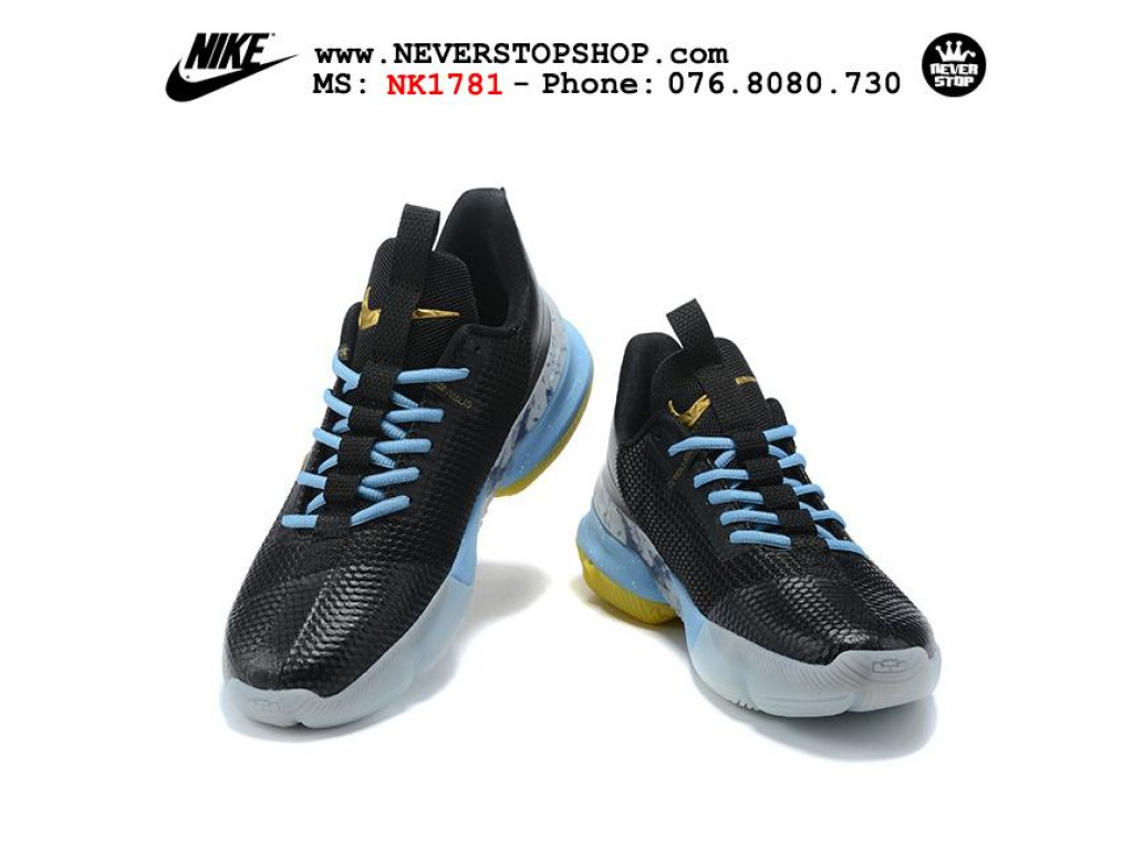 Giày Nike Lebron Ambassador 13 Đen Xanh Vàng hàng chuẩn sfake replica 1:1 real chính hãng giá rẻ tốt nhất tại NeverStopShop.com HCM