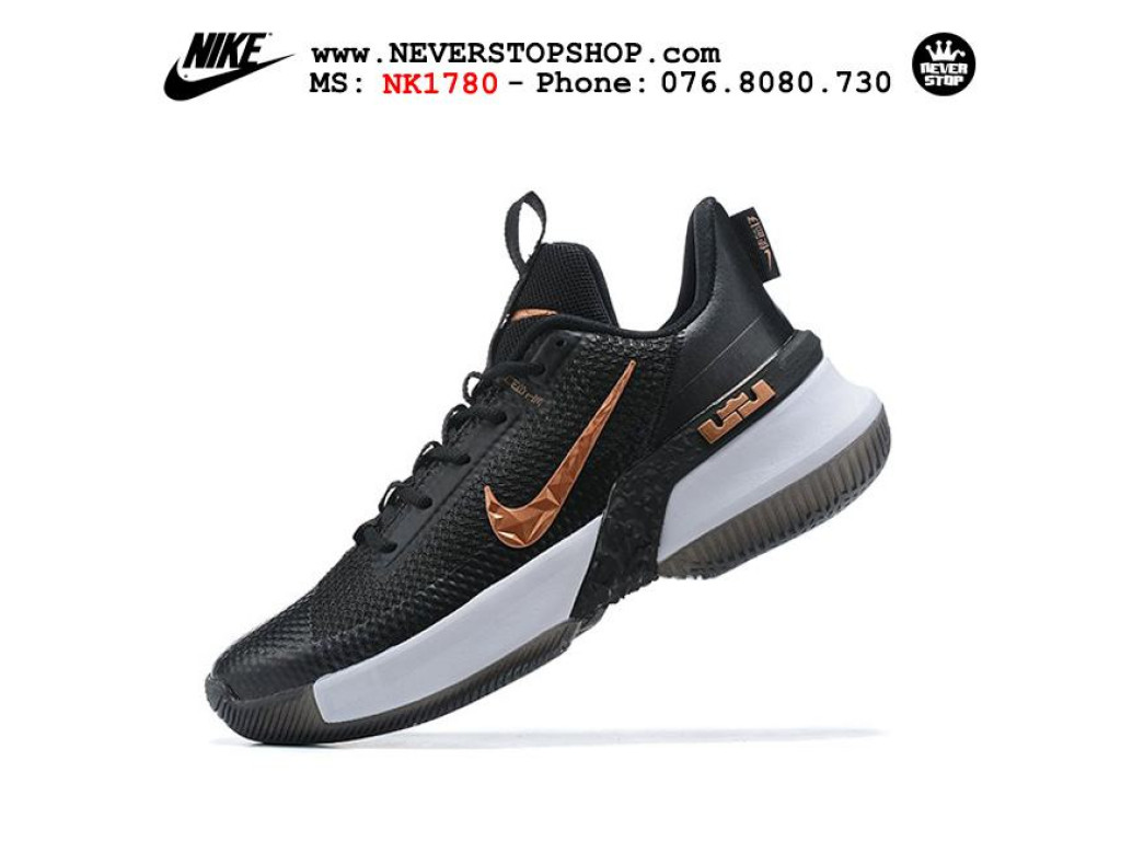 Giày Nike Lebron Ambassador 13 Đen Đồng hàng chuẩn sfake replica 1:1 real chính hãng giá rẻ tốt nhất tại NeverStopShop.com HCM