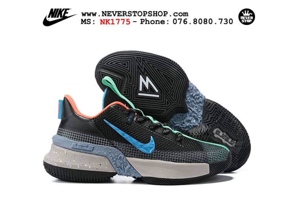 Giày bóng rổ NIKE LEBRON AMBASSADOR 13 BLACK MULTICOLOR