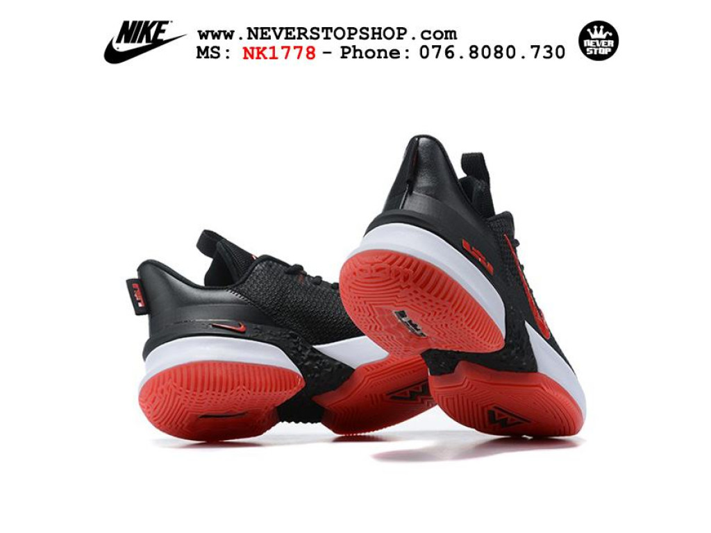 Giày Nike Lebron Ambassador 13 Đen Đỏ hàng chuẩn sfake replica 1:1 real chính hãng giá rẻ tốt nhất tại NeverStopShop.com HCM