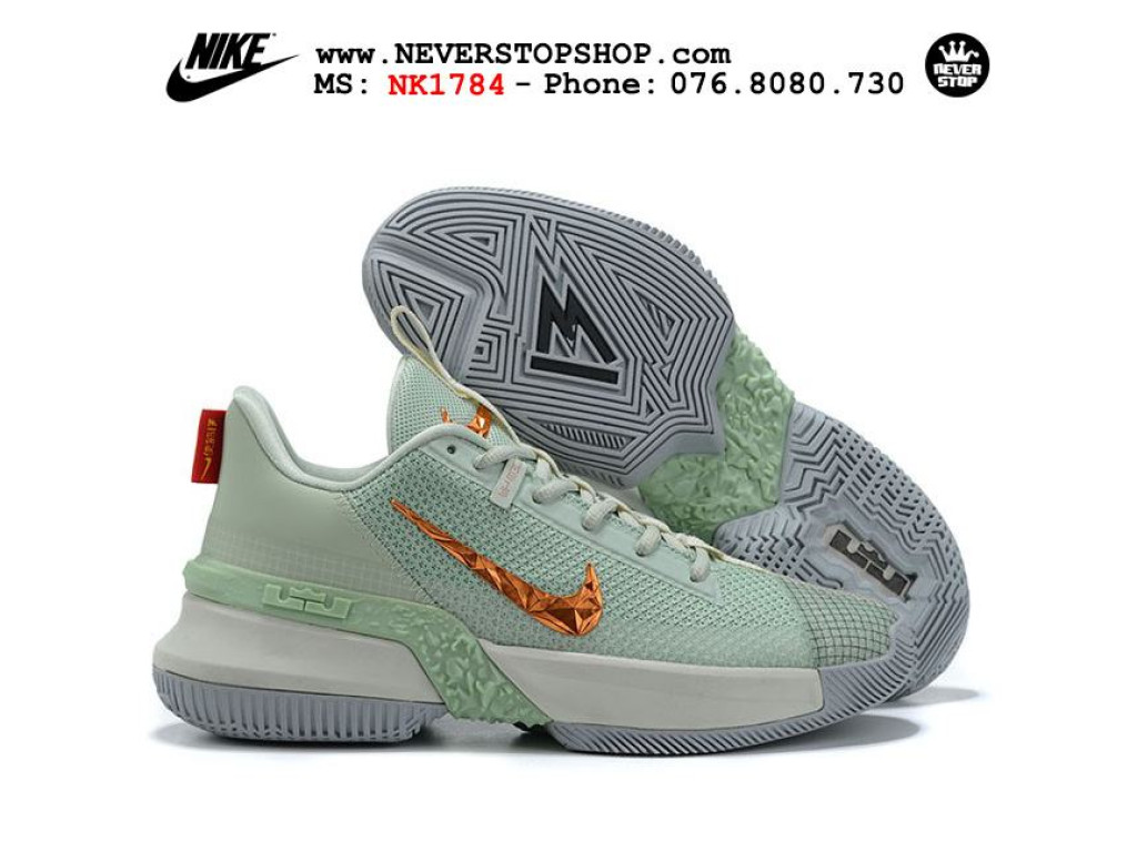 Giày Nike Lebron Ambassador 13 xanh mint hàng chuẩn sfake replica 1:1 real chính hãng giá rẻ tốt nhất tại NeverStopShop.com HCM