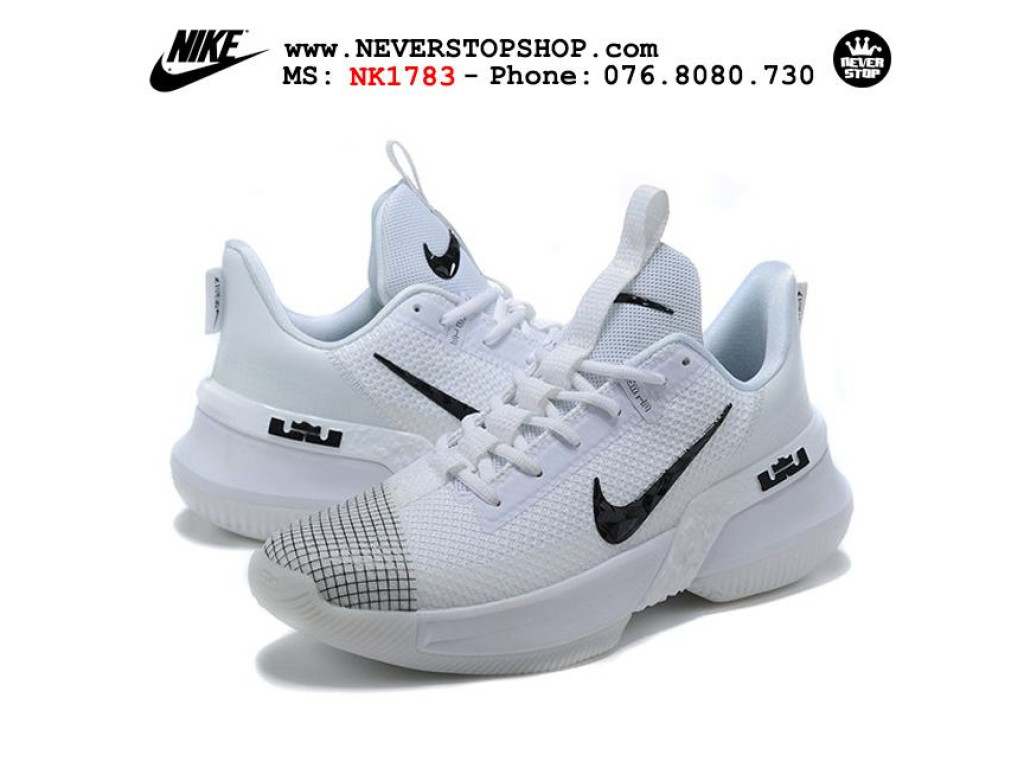 Giày Nike Lebron Ambassador 13 Trắng hàng chuẩn sfake replica 1:1 real chính hãng giá rẻ tốt nhất tại NeverStopShop.com HCM