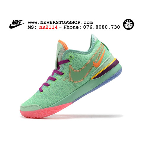 Nike Lebron NXXT Gen Green Blue Pink