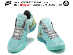 Giày bóng rổ nam cổ cao Nike Zoom Lebron NXXT Gen Xanh Vàng thể thao đế Zoom replica 1:1 real chính hãng giá tốt nhất tại NeverStopShop HCM