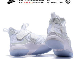 Giày Nike Lebron Soldier 12 All White nam nữ hàng chuẩn sfake replica 1:1 real chính hãng giá rẻ tốt nhất tại NeverStopShop.com HCM