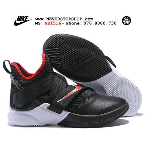 Nike Lebron Soldier 12 Black White Red