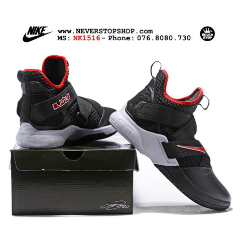 Nike Lebron Soldier 12 Black White Red