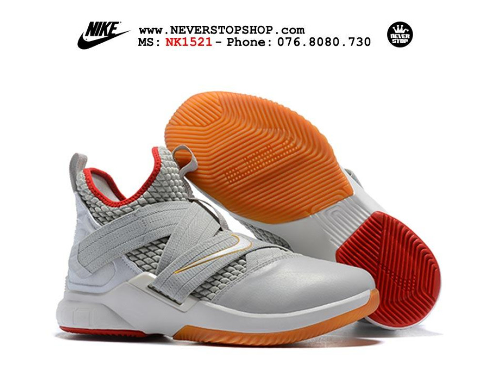 Giay NIKE LEBRON SOLDIER 12 LIGHT BONE chuyen bong r