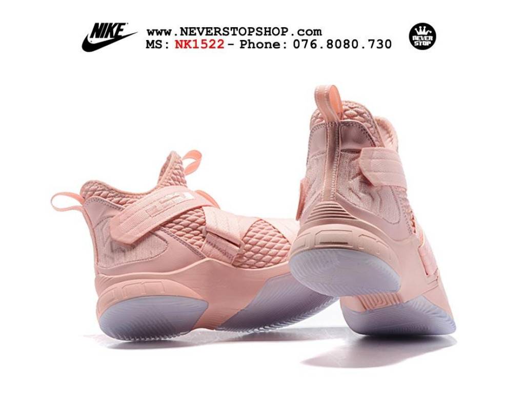 Giày Nike Lebron Soldier 12 Pink nam nữ hàng chuẩn sfake replica 1:1 real chính hãng giá rẻ tốt nhất tại NeverStopShop.com HCM