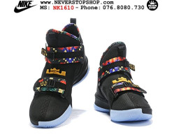 Giày Nike Lebron Soldier 13 Black Multicolor nam nữ hàng chuẩn sfake replica 1:1 real chính hãng giá rẻ tốt nhất tại NeverStopShop.com HCM