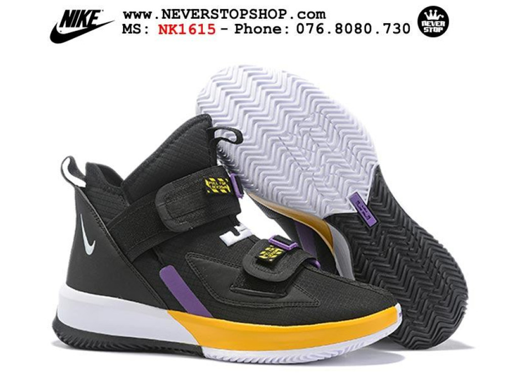 Giày Nike Lebron Soldier 13 Lakers nam nữ hàng chuẩn sfake replica 1:1 real chính hãng giá rẻ tốt nhất tại NeverStopShop.com HCM
