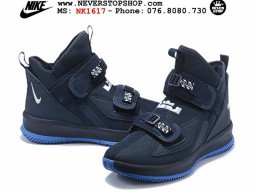 Giày Nike Lebron Soldier 13 Navy Blue nam nữ hàng chuẩn sfake replica 1:1 real chính hãng giá rẻ tốt nhất tại NeverStopShop.com HCM