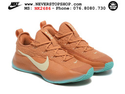 Giày bóng rổ cổ thấp Nike Lebron TR 1 Nâu Xanh chuyên outdoor indoor replica 1:1 real chính hãng giá rẻ tốt nhất tại NeverStopShop.com HCM