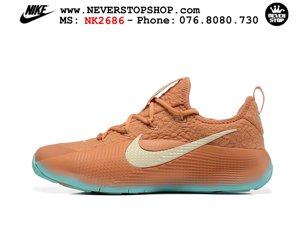 Giày bóng rổ cổ thấp Nike Lebron TR 1 Nâu Xanh chuyên outdoor indoor replica 1:1 real chính hãng giá rẻ tốt nhất tại NeverStopShop.com HCM