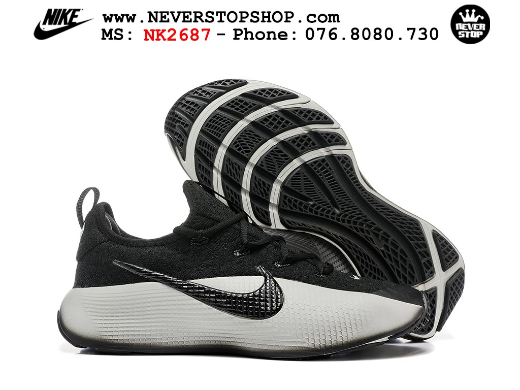 Giày bóng rổ cổ thấp Nike Lebron TR 1 Đen Xám chuyên outdoor indoor replica 1:1 real chính hãng giá rẻ tốt nhất tại NeverStopShop.com HCM