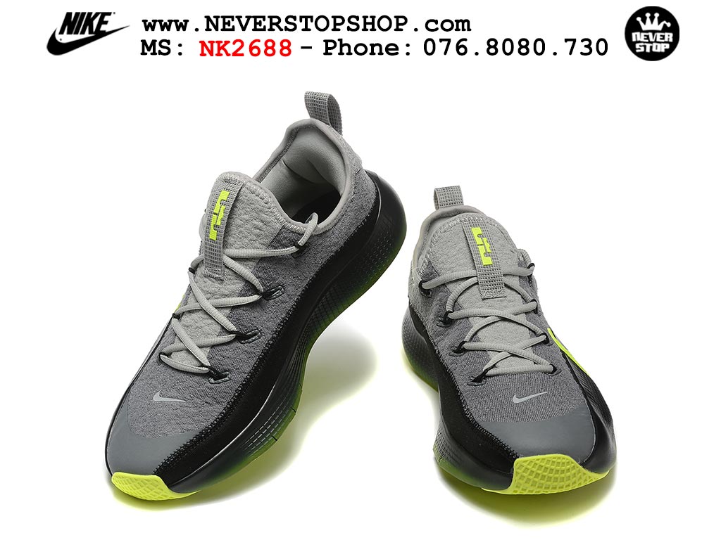 Giày bóng rổ cổ thấp Nike Lebron TR 1 Đen Xanh Lá chuyên outdoor indoor replica 1:1 real chính hãng giá rẻ tốt nhất tại NeverStopShop.com HCM