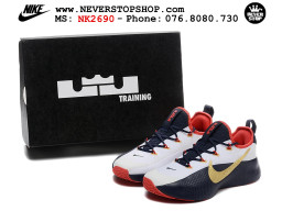 Giày bóng rổ cổ thấp Nike Lebron TR 1 Xanh Dương Trắng chuyên outdoor indoor replica 1:1 real chính hãng giá rẻ tốt nhất tại NeverStopShop.com HCM