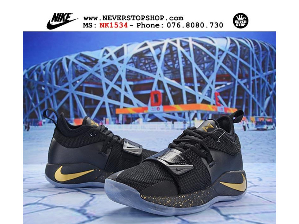 Giày Nike PG 2.5 Black Gold nam nữ hàng chuẩn sfake replica 1:1 real chính hãng giá rẻ tốt nhất tại NeverStopShop.com HCM