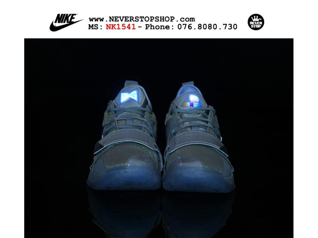 Giày Nike PG 2.5 Playstation Grey nam nữ hàng chuẩn sfake replica 1:1 real chính hãng giá rẻ tốt nhất tại NeverStopShop.com HCM