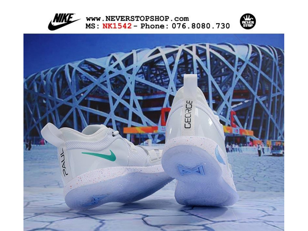 Giày Nike PG 2.5 Playstation White nam nữ hàng chuẩn sfake replica 1:1 real chính hãng giá rẻ tốt nhất tại NeverStopShop.com HCM