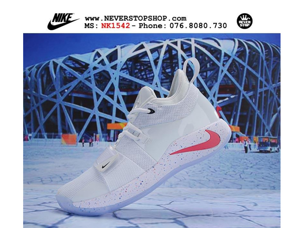 Giày Nike PG 2.5 Playstation White nam nữ hàng chuẩn sfake replica 1:1 real chính hãng giá rẻ tốt nhất tại NeverStopShop.com HCM