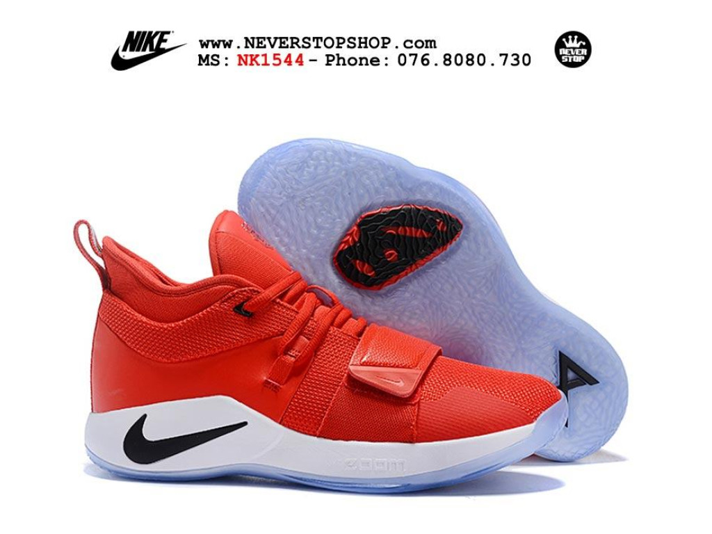 Giay NIKE PG 2.5 RED WHITE chuyen bong r hang sfake