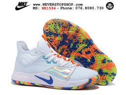 Giày Nike PG 3.0 White Multicolor nam nữ hàng chuẩn sfake replica 1:1 real chính hãng giá rẻ tốt nhất tại NeverStopShop.com HCM