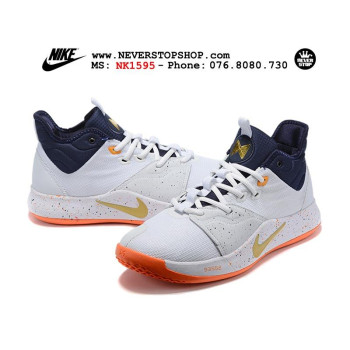 Nike PG 3.0 White Navy Orange