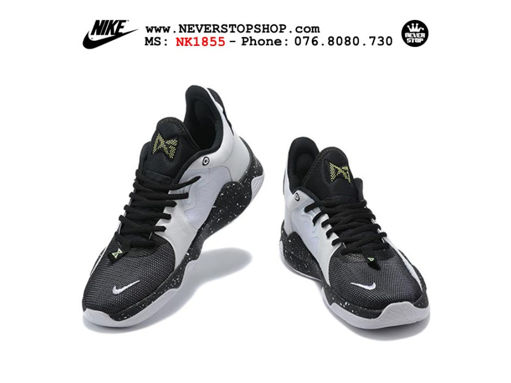 Giày Nike PG 5.0 Trắng Đen hàng chuẩn sfake replica 1:1 real chính hãng giá rẻ tốt nhất tại NeverStopShop.com HCM