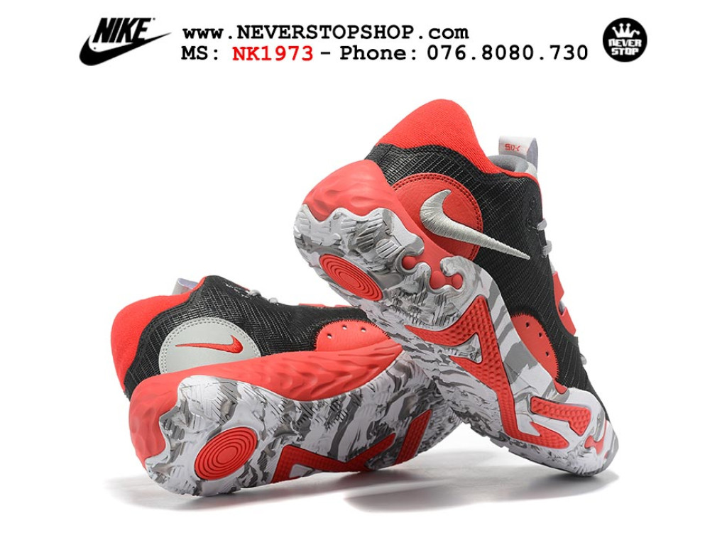 Giày bóng rổ nam Nike PG 6.0 Đỏ Đen sfake replica 1:1 authentic chính hãng giá rẻ tốt nhất tại NeverStopShop.com HCM