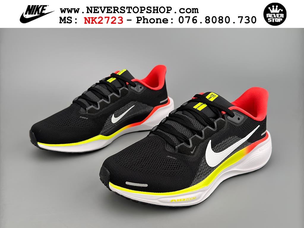 Giày chạy bộ nam nữ Nike Pegasus 41 Đen Đỏ Vàng nam nữ chuyên thể thao replica 1:1 like auth real chính hãng giá rẻ tốt nhất tại NeverStopShop.com HCM