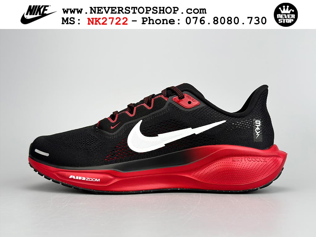 Giày chạy bộ nam nữ Nike Pegasus 41 Đen Đỏ nam nữ chuyên thể thao replica 1:1 like auth real chính hãng giá rẻ tốt nhất tại NeverStopShop.com HCM