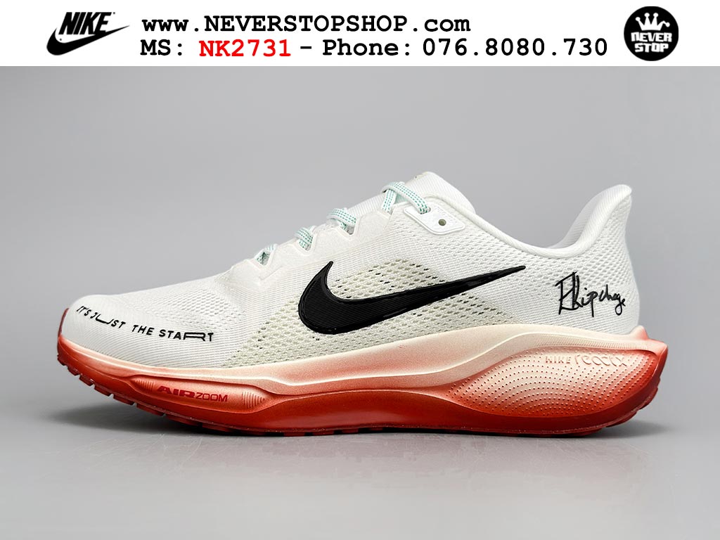 Giày chạy bộ nam nữ Nike Pegasus 41 Trắng Cam nam nữ chuyên thể thao replica 1:1 like auth real chính hãng giá rẻ tốt nhất tại NeverStopShop.com HCM