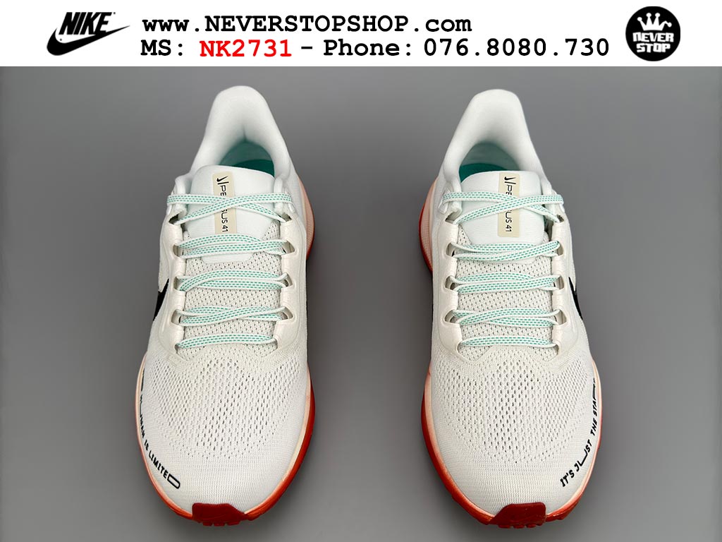 Giày chạy bộ nam nữ Nike Pegasus 41 Trắng Cam nam nữ chuyên thể thao replica 1:1 like auth real chính hãng giá rẻ tốt nhất tại NeverStopShop.com HCM