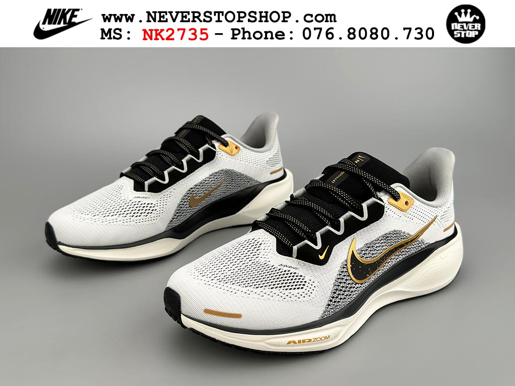 Giày chạy bộ nam nữ Nike Pegasus 41 Trắng Đen nam nữ chuyên thể thao replica 1:1 like auth real chính hãng giá rẻ tốt nhất tại NeverStopShop.com HCM