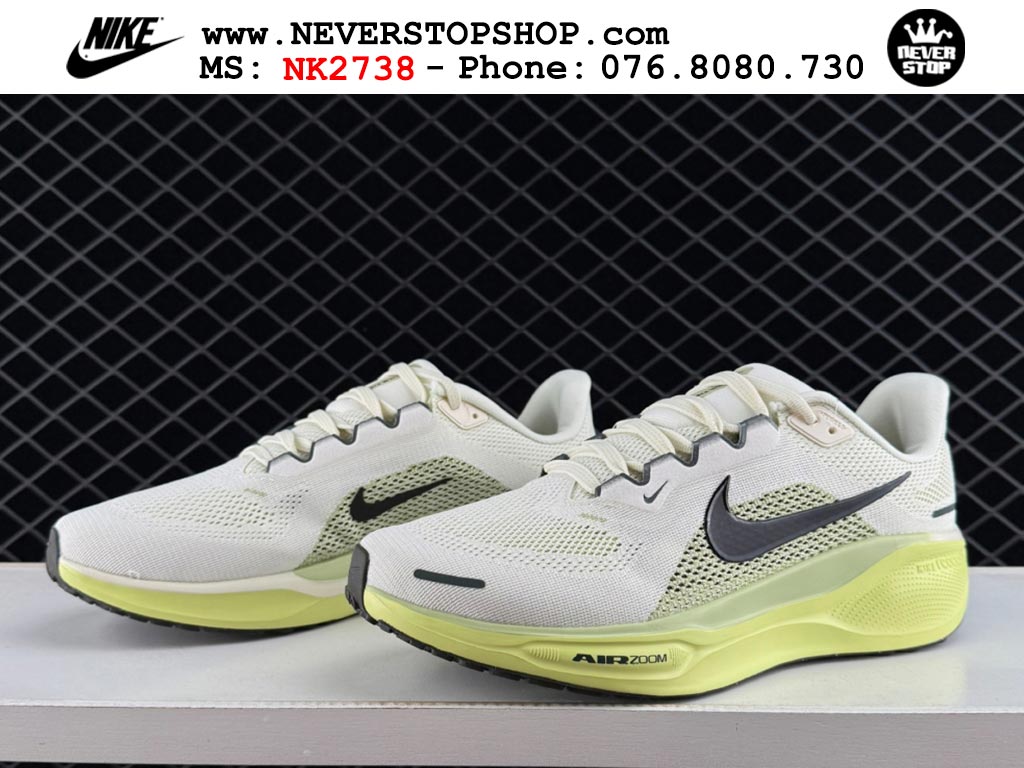 Giày chạy bộ nam nữ Nike Pegasus 41 Trắng Vàng nam nữ chuyên thể thao replica 1:1 like auth real chính hãng giá rẻ tốt nhất tại NeverStopShop.com HCM