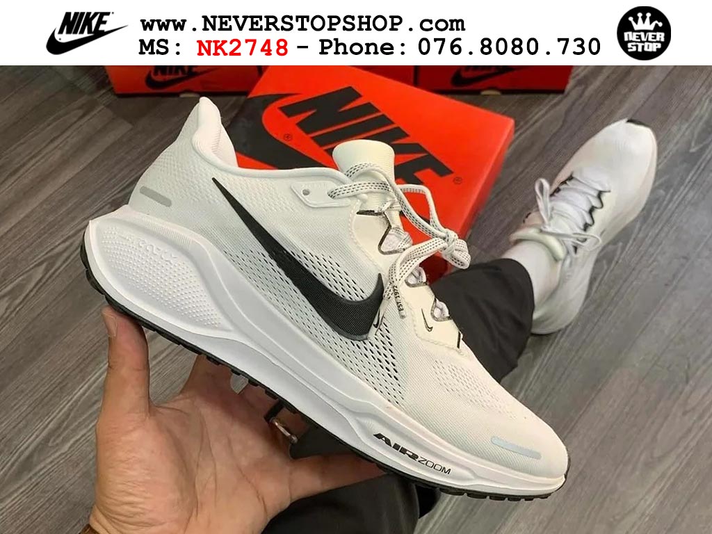 Giày chạy bộ nam nữ Nike Pegasus 41 Trắng Đen nam nữ chuyên thể thao replica 1:1 like auth real chính hãng giá rẻ tốt nhất tại NeverStopShop.com HCM