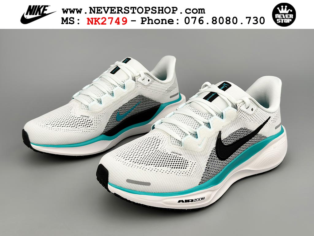 Giày chạy bộ nam nữ Nike Pegasus 41 Trắng Xanh Ngọc nam nữ chuyên thể thao replica 1:1 like auth real chính hãng giá rẻ tốt nhất tại NeverStopShop.com HCM