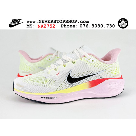 Nike Pegasus 41 White Pink Yellow