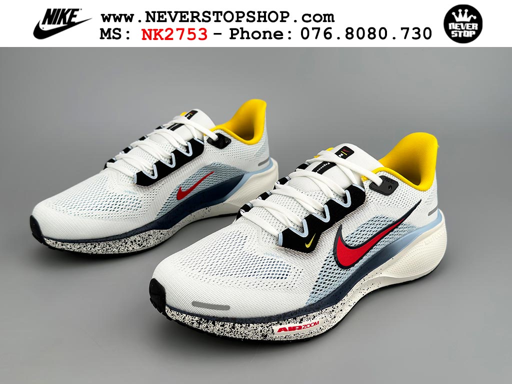 Giày chạy bộ nam nữ Nike Pegasus 41 Trắng Xanh Dương nam nữ chuyên thể thao replica 1:1 like auth real chính hãng giá rẻ tốt nhất tại NeverStopShop.com HCM