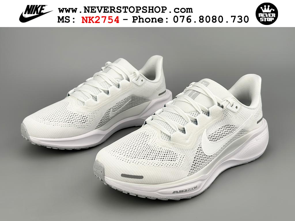 Giày chạy bộ nam nữ Nike Pegasus 41 Trắng Xám nam nữ chuyên thể thao replica 1:1 like auth real chính hãng giá rẻ tốt nhất tại NeverStopShop.com HCM