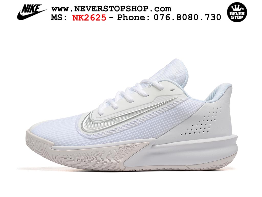 Giày thể thao Nike Precision 7 Trắng nam nữ hàng siêu cấp rep 1:1 chuẩn real chính hãng giá rẻ tốt nhất tại NeverStopShop.com  